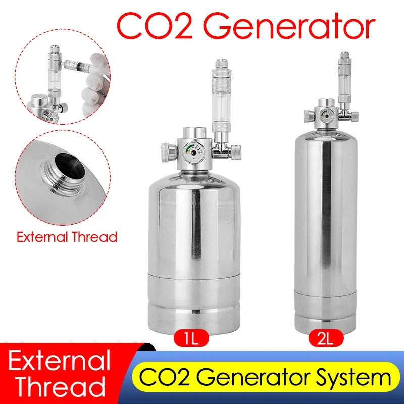 Planted Aquarium Co2 Kit - 1L/2L Akvaryum CO2 Jeneratör Sistemi Kiti