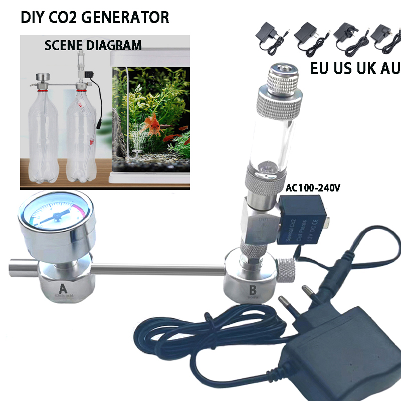 Planted Aquarium Co2 Kit - Akvaryum DIY CO2 Jeneratör Sistem Kiti