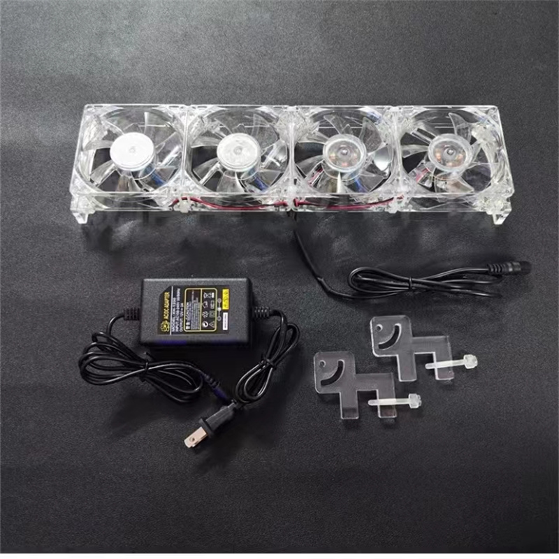 110V ~ 240V Şeffaf Soğutma Fan - Planted Aquarium Water Temperature incelemesi ve fiyatı