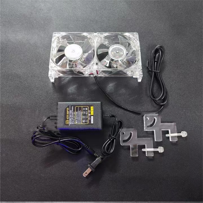 110V ~ 240V Şeffaf Soğutma Fan - Planted Aquarium Water Temperature incelemesi ve fiyatı