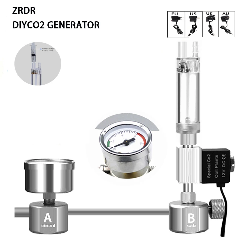 Akvaryum DIY CO2 Reaktör Jener - Planted Aquarium Co2 Kit incelemesi ve fiyatı