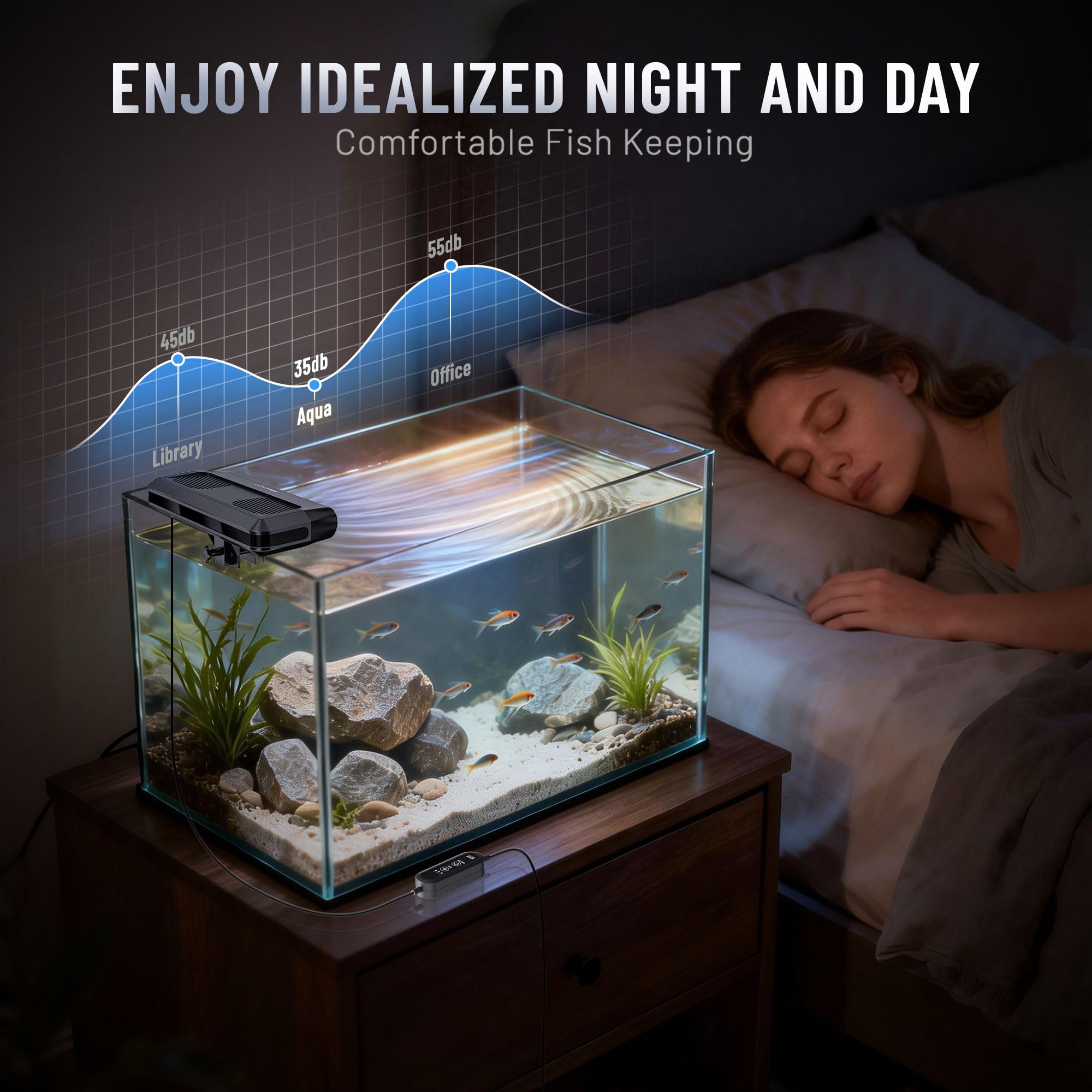 Akvaryum Fanı, Ultra Sessiz Ba - Planted Aquarium Freshwater incelemesi ve fiyatı