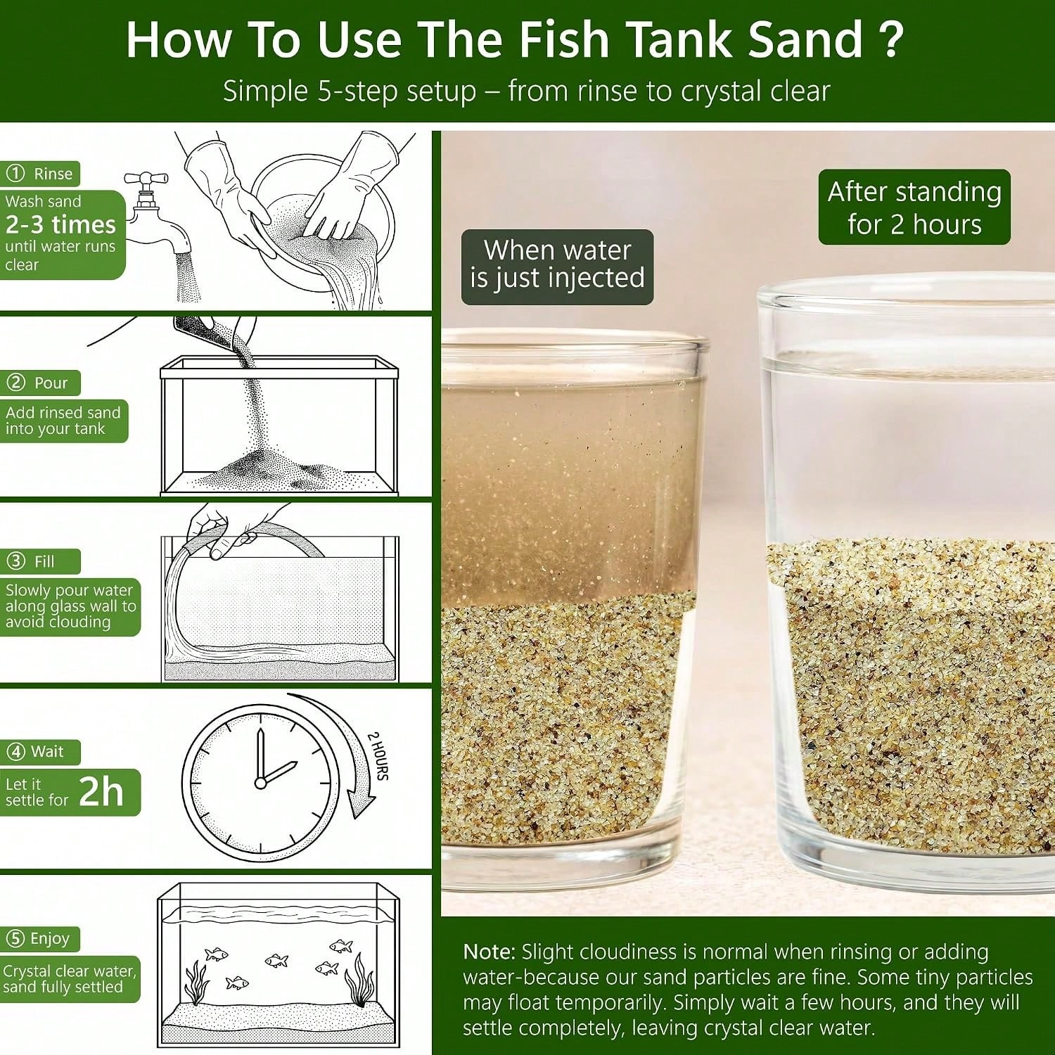 0,4-0,8 mm beyaz akvaryum kumu - Planted Aquarium With Sand incelemesi ve fiyatı